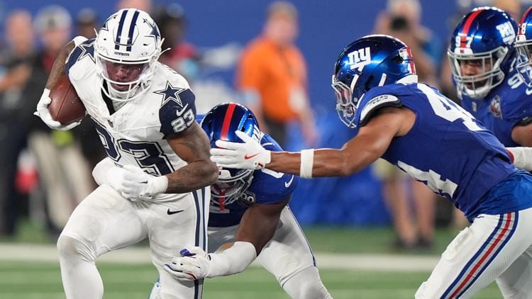 Dallas Cowboys vs. New York Giants: Player Stats Overview